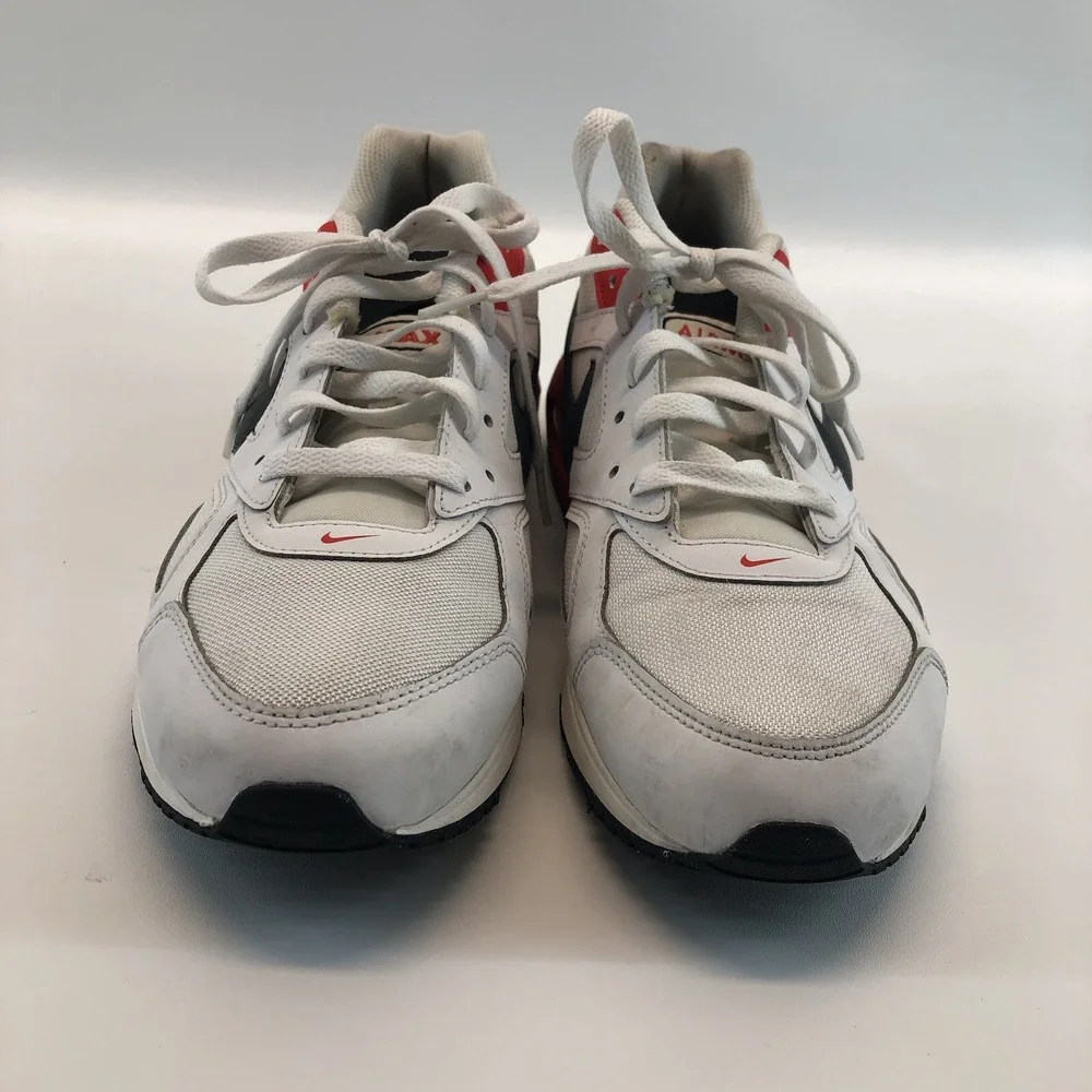 Nike Air Max IVO Mens Size 11.5 White Black Red Athletic Running Shoe CD1540-100